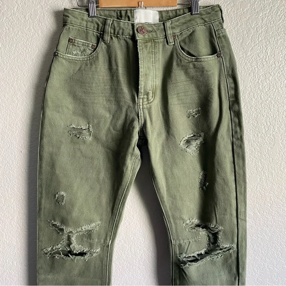One Teaspoon Messed Up Saints Boyfriend Baggy Jeans - Picture 2 of 9